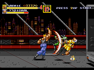 Illustration of Streets of Rage 2: International Action Heroes