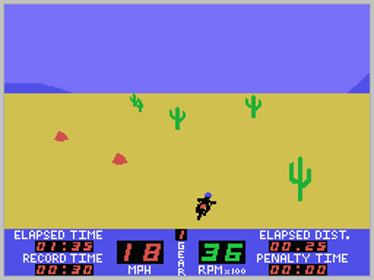 Motocross Racer - Screenshot - Gameplay (North America) - 256x192