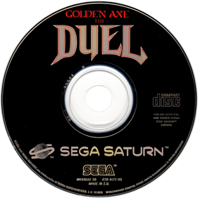 Golden Axe: The Duel - Disc (Europe) - 1000x1000