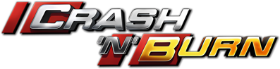 Crash 'N' Burn - Clear Logo (World) - 1400x346