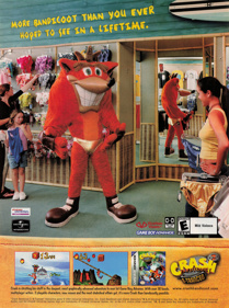 Crash Bandicoot 2: N-Tranced - Advertisement Flyer - Front (United States) - 1638x2200