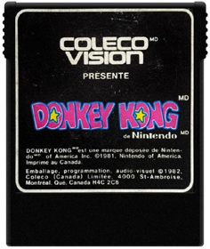 Donkey Kong - Cart - Front (Canada) - 590x700