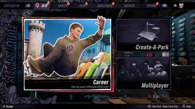 Tony Hawk's Pro Skater 3 + 4 - Screenshot - Game Select (World) - 3840x2160