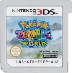 Pokémon Rumble World - Cart - Front (Australia) - 776x785