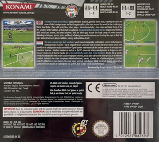 PES 2008: Pro Evolution Soccer - Box - Back (Europe) - 1234x1099