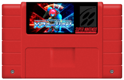 Super Metroid X-Fusion - Cart - Front (United States) - 600x390