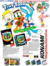 Tiny Toon Adventures: Babs' Big Break - Advertisement Flyer - Front (United Kingdom) - 1650x2200