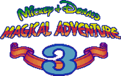 Mickey to Donald: Magical Adventure 3 - Clear Logo (World) - 187x118