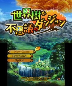 Etrian Mystery Dungeon - Screenshot - Game Title (Japan) - 400x480
