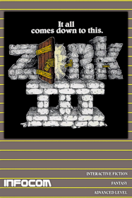 Zork III - Fanart - Box - Front (North America) - 600x900