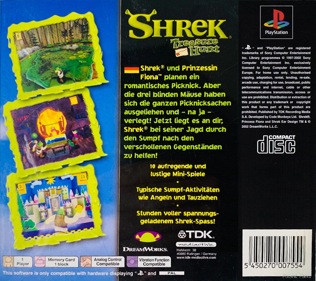 Shrek: Treasure Hunt - Box - Back (Germany) - 765x680