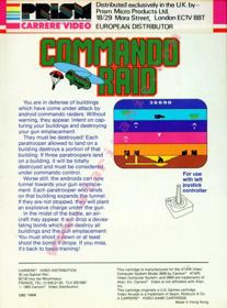 Commando Raid - Box - Back (Europe) - 600x811