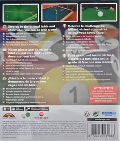 3D Billiards: Pool & Snooker Remastered - Box - Back (Europe) - 964x1127