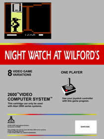 Night Watch at Wilford's - Box - Back (North America) - 1611x2150