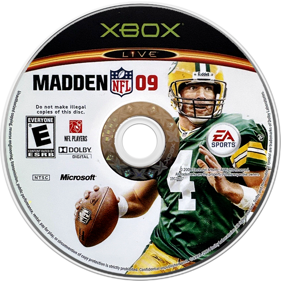 Madden NFL 09 - Disc (North America) - 800x800
