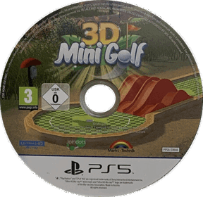 3D Mini Golf Remastered - Disc (Europe) - 460x448