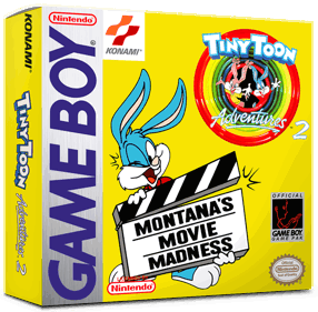 Tiny Toon Adventures 2: Montana's Movie Madness - Box - 3D (North America) - 1016x998
