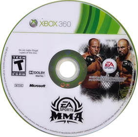 EA Sports MMA - Disc (North America) - 560x556