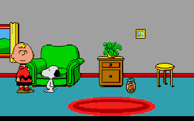 Snoopy: The Cool Computer Game - Screenshot - Gameplay (Europe) - 320x200