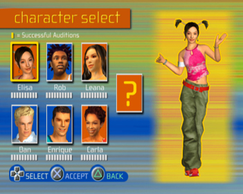 Britney's Dance Beat - Screenshot - Game Select (World) - 640x512