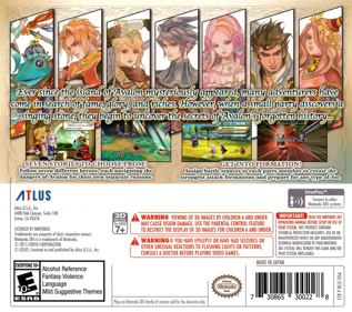 The Legend of Legacy - Box - Back (North America) - 1400x1241