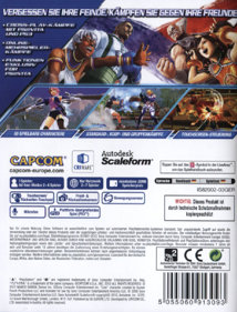 Street Fighter X Tekken - Box - Back (Germany) - 599x786