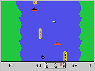 River Raid - Screenshot - Gameplay (North America) - 256x192