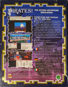 Sid Meier's Pirates! - Box - Back (Europe) - 1980x2520