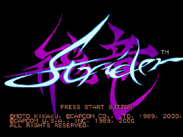 Strider - Screenshot - Game Title (World) - 640x480