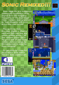 Sonic The Hedgehog MegaMix - Box - Back (World) - 774x1100