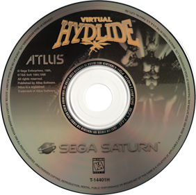Virtual Hydlide - Disc (North America) - 1401x1396