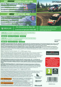 WRC 4: FIA World Rally Championship - Box - Back (Germany) - 600x857