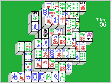 Mahjong Solitaire - Screenshot - Gameplay (World) - 256x192