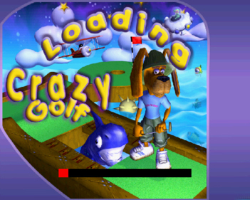 Crazy Golf - Screenshot - Game Title (World) - 640x512