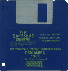 The Simpsons: Bart vs. the Space Mutants - Disc (Europe) - 800x834