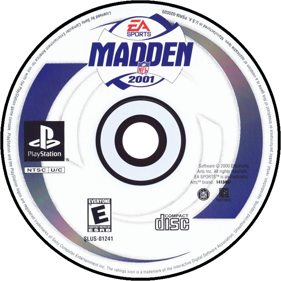 Madden NFL 2001 - Disc (North America) - 800x800