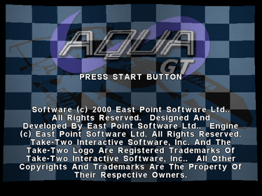 Aqua GT - Screenshot - Game Title (Europe) - 640x480