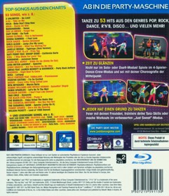 Just Dance 3 - Box - Back (Germany) - 990x1152