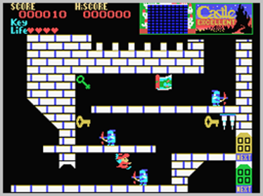 Castle Excellent - Screenshot - Gameplay (World) - 256x192
