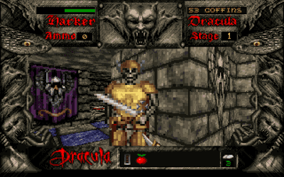 Bram Stoker's Dracula - Screenshot - Gameplay (North America) - 320x200