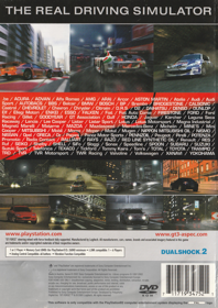 Gran Turismo 3: A-Spec - Box - Back (Europe) - 1506x2132