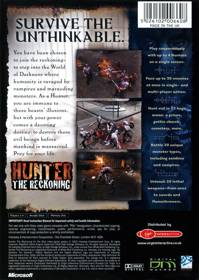 Hunter: The Reckoning - Box - Back (Europe) - 640x902