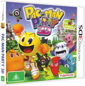 Pac-Man Party 3D - Box - 3D (Australia) - 841x856