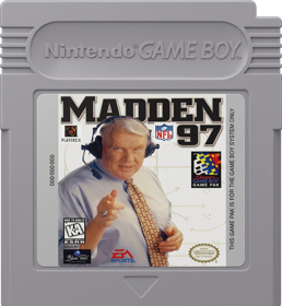 Madden 97 - Cart - Front (North America) - 992x1078
