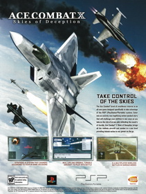 Ace Combat X: Skies of Deception - Advertisement Flyer - Front (United States) - 1880x2500