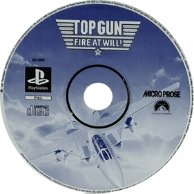Top Gun: Fire at Will! - Disc (Europe) - 600x600
