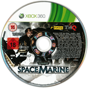 Warhammer 40,000: Space Marine - Disc (Europe) - 2866x2866