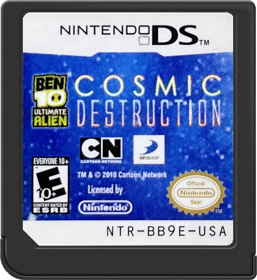 Ben 10: Ultimate Alien: Cosmic Destruction - Cart - Front (North America) - 517x564