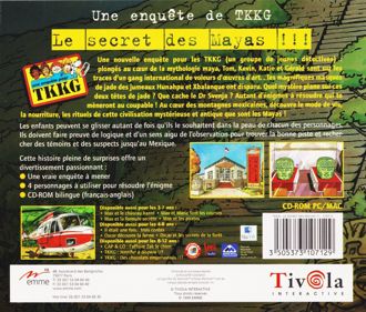 A Case for TKKG: The Mystery of the Mayan Treasure - Box - Back (France) - 940x800