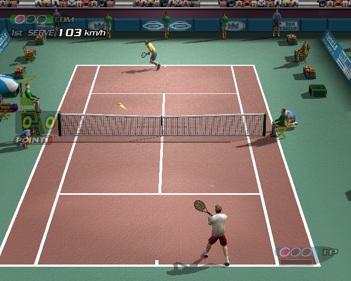 European Tennis Pro - Screenshot - Gameplay (World) - 640x512
